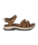 The Teva Womens Tirra Sport Leather Sandals in Tan