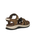 The Teva Womens Tirra Sport Leather Sandals in Tan