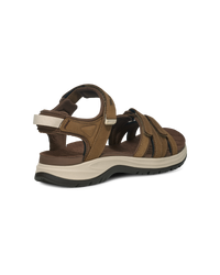 The Teva Womens Tirra Sport Leather Sandals in Tan