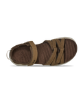 The Teva Womens Tirra Sport Leather Sandals in Tan