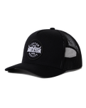 The Brixton Mens Gibson Trucker Cap in Black & Black