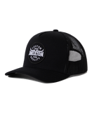 The Brixton Mens Gibson Trucker Cap in Black & Black