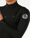 Dawn Patrol 2mm Chest Zip Long Sleeve Wetsuit in Black