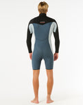 Dawn Patrol 2mm Chest Zip Long Sleeve Wetsuit in Pine Night