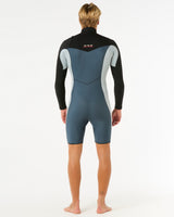 Dawn Patrol 2mm Chest Zip Long Sleeve Wetsuit in Pine Night