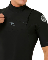 Dawn Patrol 2/2mm Chest Zip Spring Wetsuit in Black