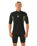 Dawn Patrol 2/2mm Back Zip Spring Wetsuit in Deep Cactus