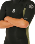 Dawn Patrol 2/2mm Back Zip Spring Wetsuit in Deep Cactus