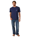 Ty Williams Salt Water Pocket T-Shirt in Marine