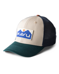The Kavu Mens Low Tide Trucker Cap in Treeline Mix