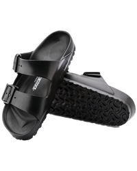 The Birkenstock Womens Arizona Eva Sandals in Black
