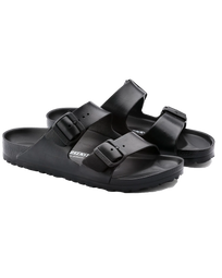 The Birkenstock Womens Arizona Eva Sandals in Black
