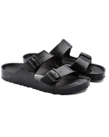 The Birkenstock Womens Arizona Eva Sandals in Black