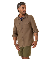 Chroma Blanket Shirt in Kelp Bloom