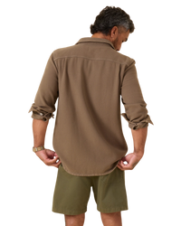 Chroma Blanket Shirt in Kelp Bloom