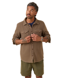 Chroma Blanket Shirt in Kelp Bloom