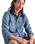 The Outerknown Mens Chroma Blanket Shirt in Marine