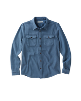 The Outerknown Mens Chroma Blanket Shirt in Marine
