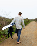 The Outerknown Mens Blanket Shirt in Sunrise Mojave Stripe