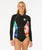 The Rip Curl Womens G-Bomb 1.5mm Long Sleeve Front Zip Spring Wetsuit in Multicolour