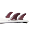 John John Florence Signature Scimitar Fins in Red