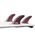 John John Florence Signature Scimitar Fins in Red