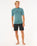 Waves UPF Performance Rash Vest in Bluestone