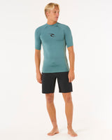 Waves UPF Performance Rash Vest in Bluestone