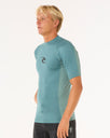Waves UPF Performance Rash Vest in Bluestone