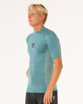 Waves UPF Performance Rash Vest in Bluestone
