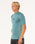 Waves UPF Performance Rash Vest in Bluestone