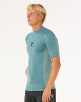Waves UPF Performance Rash Vest in Bluestone