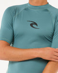 Waves UPF Performance Rash Vest in Bluestone