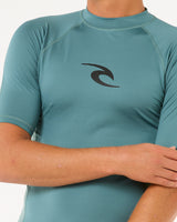 Waves UPF Performance Rash Vest in Bluestone