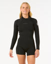 Dawn Patrol 2mm Long Sleeve Spring Wetsuit in Black