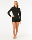Dawn Patrol 2mm Long Sleeve Spring Wetsuit in Black