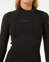 Dawn Patrol 2mm Long Sleeve Spring Wetsuit in Black