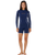 Stephanie Gilmore Dawn Patrol 2mm Back Zip Spring Wetsuit in Navy