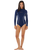 Stephanie Gilmore G-Bomb 1.5mm Back Zip Spring Wetsuit in Navy