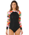 G-Bomb Tropical Back Zip Spring Wetsuit in Neon Waves