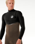 E-Bomb 3/2mm Zip Free Wetsuit in Deep Rock