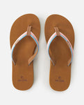 The Rip Curl Womens Freedom Bloom Open Toe Flip Flops in Blue