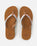 The Rip Curl Womens Freedom Bloom Open Toe Flip Flops in Blue