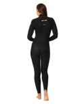 Dawn Patrol 4/3mm Chest Zip Wetsuit in Black