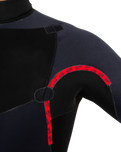 The Rip Curl Mens Dawn Patrol Performance 4/3mm Chest Zip Wetsuit in Black