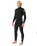 Dawn Patrol Perf 3/2mm Chest Zip Wetsuit in Black
