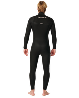Dawn Patrol Perf 3/2mm Chest Zip Wetsuit in Black