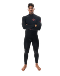 The Rip Curl Mens Flashbomb Fusion 4/3mm Zipless Wetsuit in Black