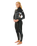 Womens Dawn Patrol 4/3mm Chest Zip Wetsuit in Black, Black & Multi