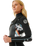 Womens Dawn Patrol 4/3mm Chest Zip Wetsuit in Black, Black & Multi